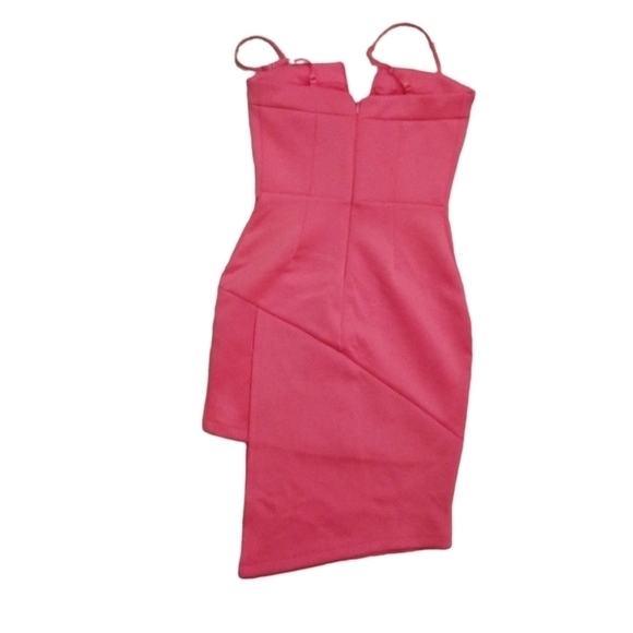 Bebe Orange Above Knee Mini - Picture 2 of 7